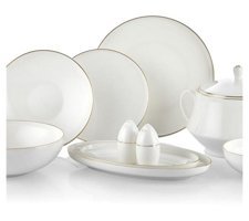 Leggno Che1001set24g 24 Parça 6 Kişilik Porselen Yuvarlak Yemek Takımı