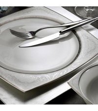 Aryıldız Ar 31016 83 Parça 12 Kişilik Porselen Kare Yemek Takımı