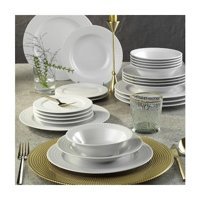 Porland DG 396 24 Parça 6 Kişilik Porselen Yuvarlak Yemek Takımı