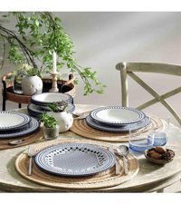 Pierre Cardin Simone 24 Parça 6 Kişilik Porselen Yuvarlak Yemek Takımı