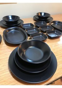 Keramika 26 Parça 6 Kişilik Stoneware Yuvarlak Yemek Takımı