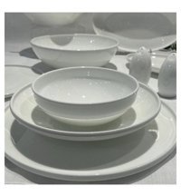 Leggno Che1000set24w 24 Parça 6 Kişilik Porselen Yuvarlak Yemek Takımı
