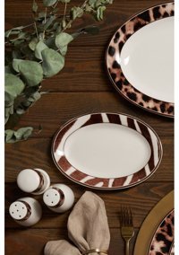 Karaca Grove 56 Parça 12 Kişilik Bone China Porselen Yuvarlak Yemek Takımı