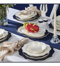 Neva N3454 28 Parça 6 Kişilik Bone China Porselen Yuvarlak Yemek Takımı