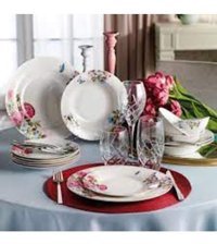 Pierre Cardin Marita 24 Parça 6 Kişilik Bone China Porselen Yuvarlak Yemek Takımı