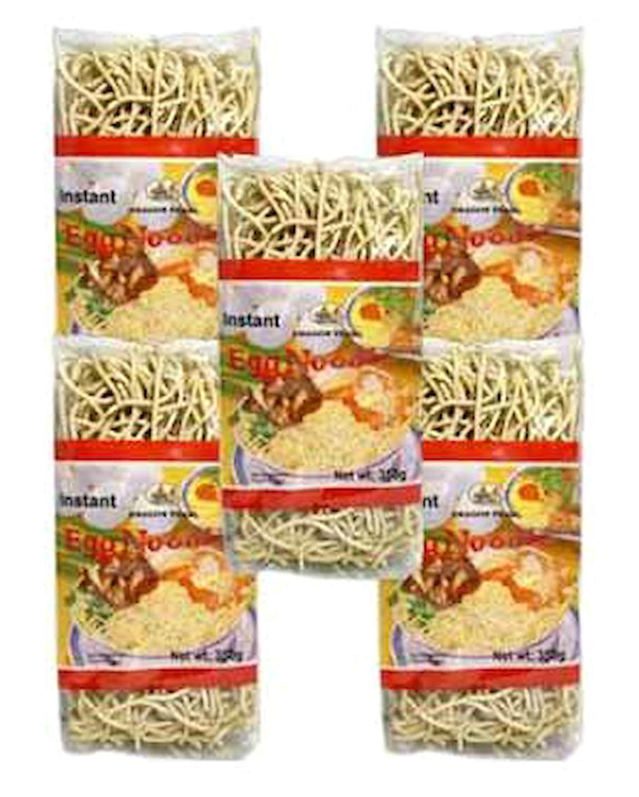 Instant Dragon Pearl Egg Noodle Makarna 5 x 350 gr