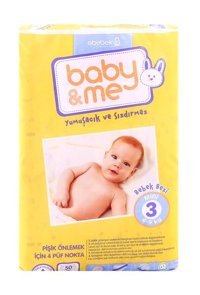 Baby Me 3 Numara Bantlı Bebek Bezi 50'li