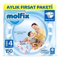 Molfix 4 Numara Bantlı Bebek Bezi 150'li