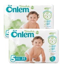 Önlem Botanika 5 Numara Bantlı Bebek Bezi 2x32'li