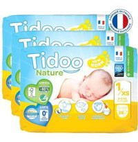 Tidoo Nature 1 Numara Organik Bantlı Bebek Bezi 3x26'lı