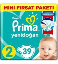 Prima 2 Numara Bantlı Bebek Bezi 39'lu
