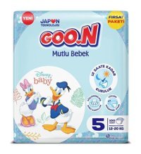 Goon Mutlu Bebek 5 Numara Bantlı Bebek Bezi 100'lü