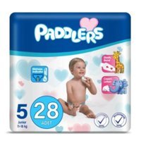 Paddlers 5 Numara Bantlı Bebek Bezi 28'li