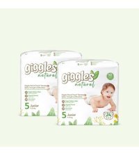 Giggles Natural 5 Numara Bantlı Bebek Bezi 48'li