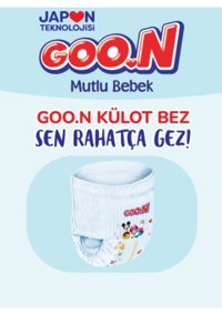 Goon Mutlu Bebek 4 Numara Külot Bebek Bezi 156'lı