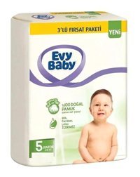 Evy Baby 5 Numara Bantlı Bebek Bezi 176'lı