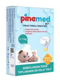 Pinemed 2 Numara Bantlı Bebek Bezi 2'li