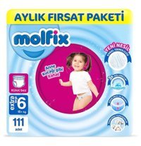Molfix Pants 6 Numara Külot Bebek Bezi 111'li