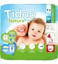 Tidoo 4 Numara Bantlı Bebek Bezi 24'lü