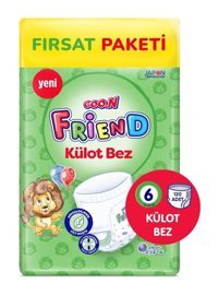 Goon 6 Numara Külot Bebek Bezi 120'li