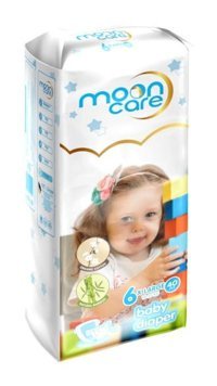 Mooncare 6 Numara Bantlı Bebek Bezi 40'lı