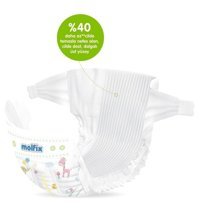 Molfix Pure Soft 3 Numara Bantlı Bebek Bezi 2x98'li
