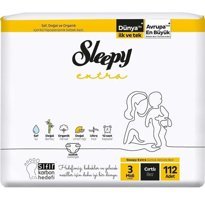 Sleepy 3 Numara Bantlı Bebek Bezi 4x112'li