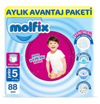 Molfix Pants 5 Numara Külot Bebek Bezi 88'li