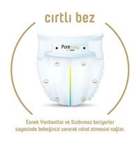Pure Baby Organik 6 Numara Organik Bantlı Bebek Bezi 5x32'li