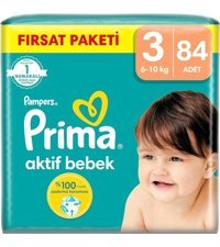 Prima 3 Numara Bantlı Bebek Bezi 420'li