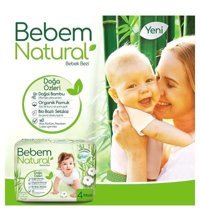 Bebem Natural 3 - 4 Numara Bantlı Bebek Bezi 34'lü