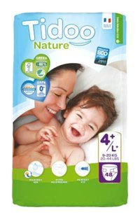 Tidoo 4 Numara Bantlı Bebek Bezi 48'li