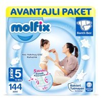 Molfix 5 Numara Bantlı Bebek Bezi 144'lü