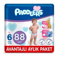 Paddlers 6 Numara Bantlı Bebek Bezi 88'li
