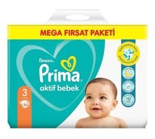 Prima Pampers 3 Numara Bantlı Bebek Bezi 84'lü
