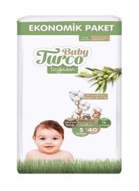 Baby Turco 5 Numara Bantlı Bebek Bezi 120'li