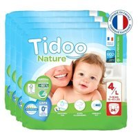 Tidoo Nature 4 Numara Organik Bantlı Bebek Bezi 4x24'lü