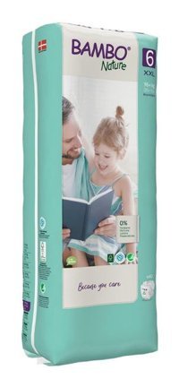 Bambo Nature 6 Numara Bantlı Bebek Bezi 40'lı