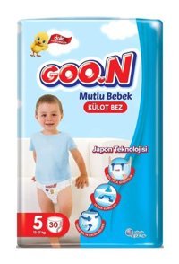 Goon Mutlu Bebek 5 Numara Külot Bebek Bezi 30'lu