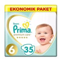 Prima Premium Care 6 Numara Bantlı Bebek Bezi 4x35'li