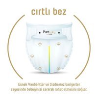 Pure Baby Organik 3 Numara Organik Bantlı Bebek Bezi 5x56'lı