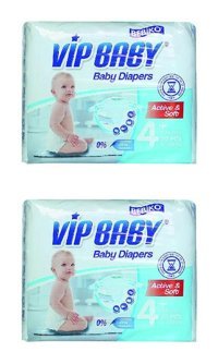 Bebiko Vip Baby 4 Numara Bantlı Bebek Bezi 30'lu
