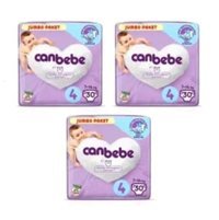Canbebe Comfort Dry 4 Numara Bantlı Bebek Bezi 30'lu