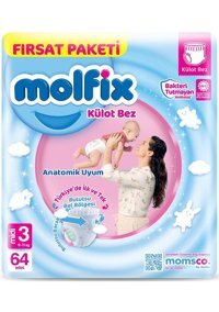 Molfix 3 Numara Külot Bebek Bezi 64'lü