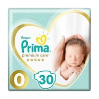 Prima Premium Care 0 Numara Bantlı Bebek Bezi 5x30'lu