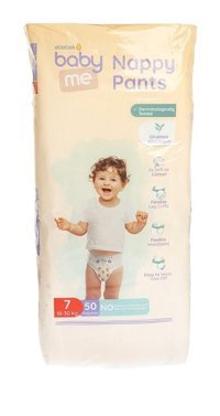 Baby Me 7 Numara Külot Bebek Bezi 50'li