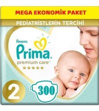 Prima Premium Care 2 Numara Bantlı Bebek Bezi 5x60'lı