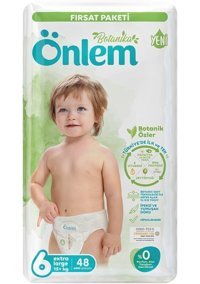 Önlem Botanika 6 Numara Bantlı Bebek Bezi 6x48'li
