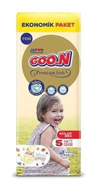 Goon Premium Soft 5 Numara Külot Bebek Bezi 34'lü