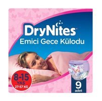 Huggies Dry Nites 4+ Numara Külot Bebek Bezi 9'lu